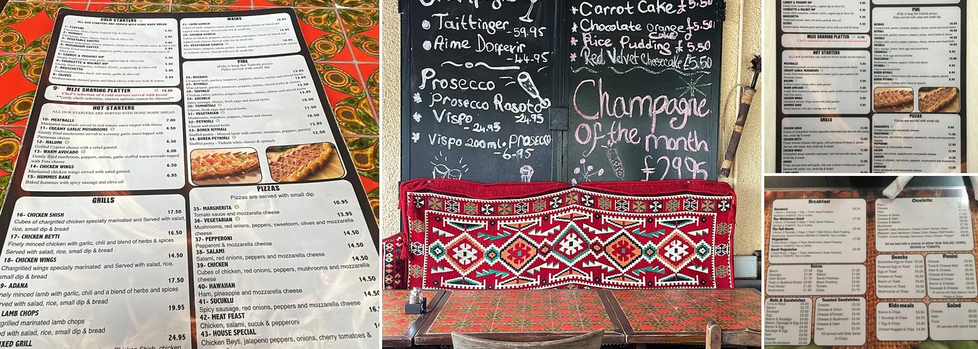 Lezzet Authentic Restaurant Menu