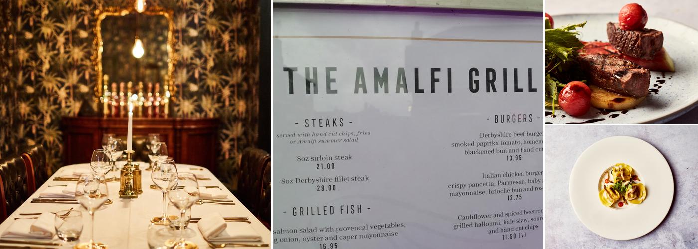 Amalfi White Menu