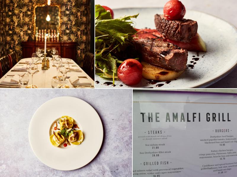 Amalfi White Menu