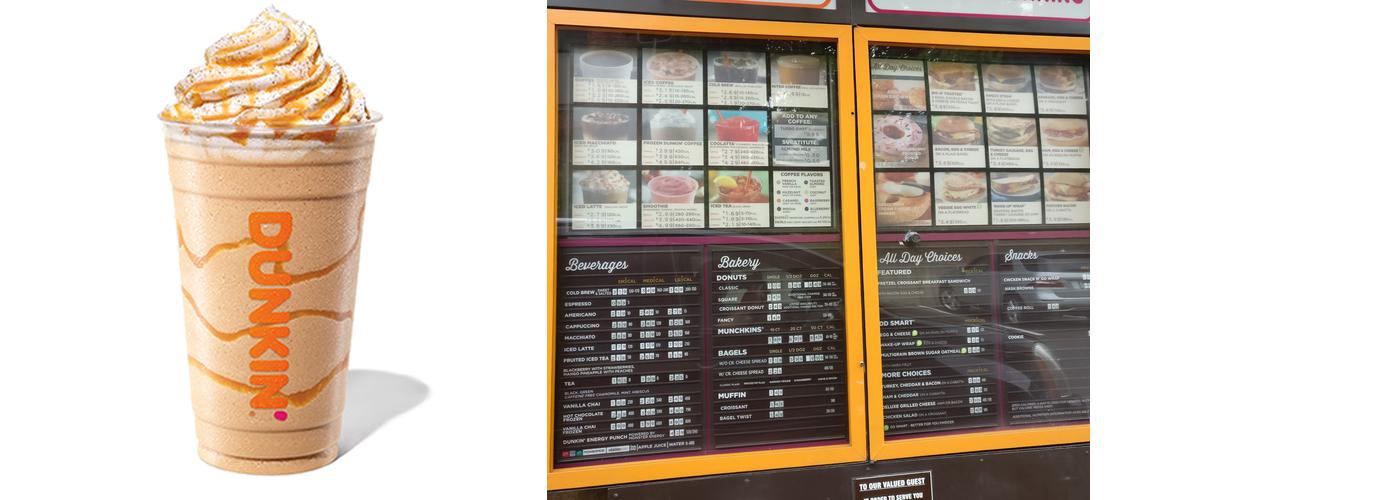 Dunkin' Menu