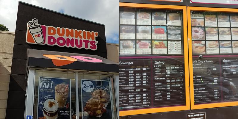 Dunkin' Menu
