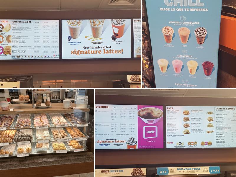 Dunkin' Menu