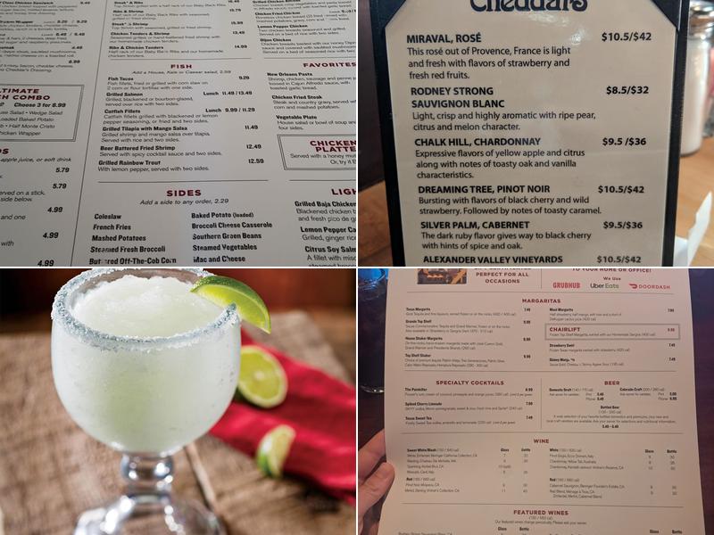 Cheddar's Scratch Kitchen Menu