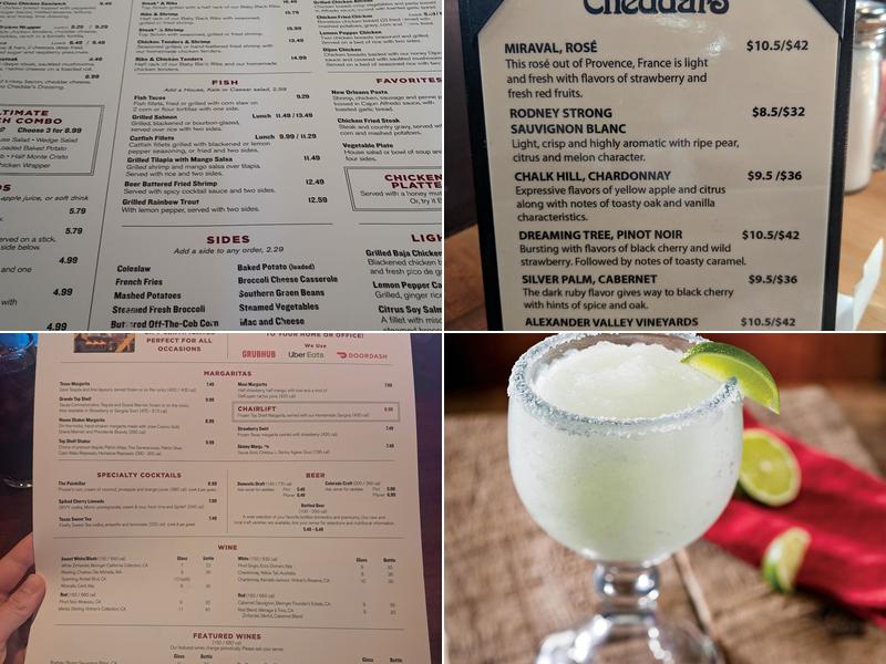 Cheddar's Scratch Kitchen Menu