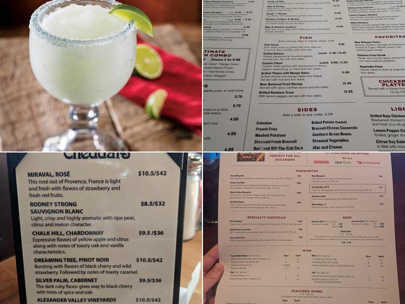 Cheddar's Scratch Kitchen Menu