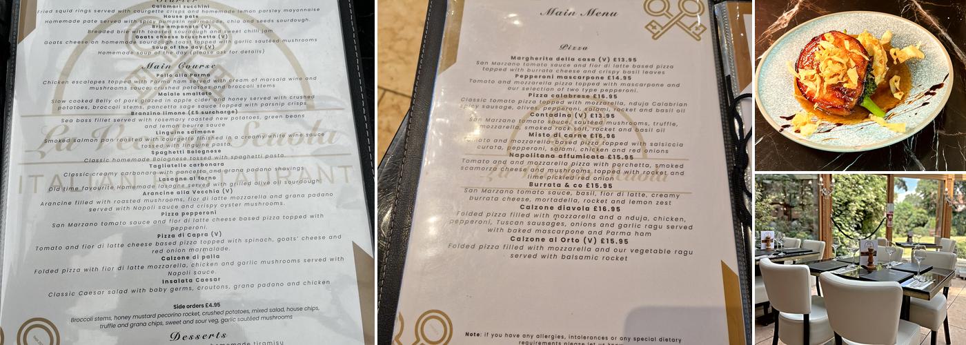 La Vecchia Scuola Menu