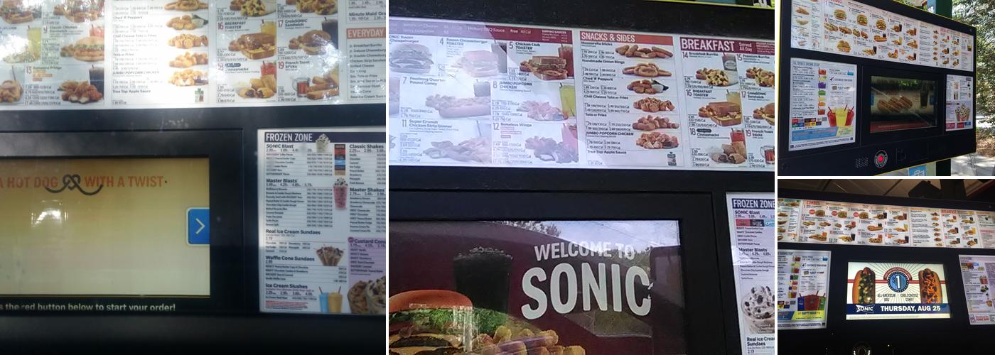 Sonic Drive-In Menu