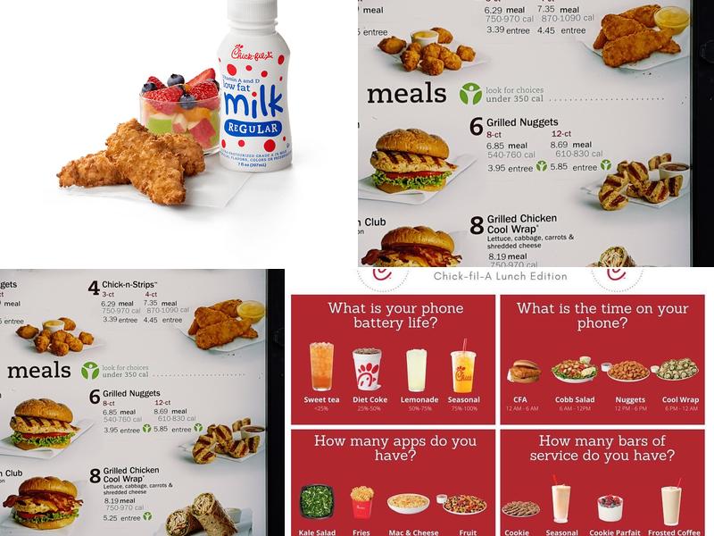 Chick-fil-A Menu