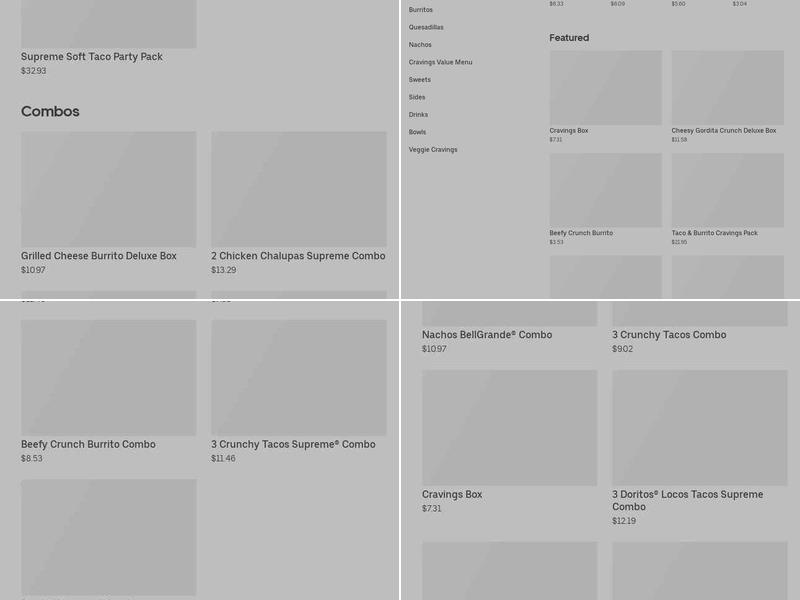 Taco Bell Menu