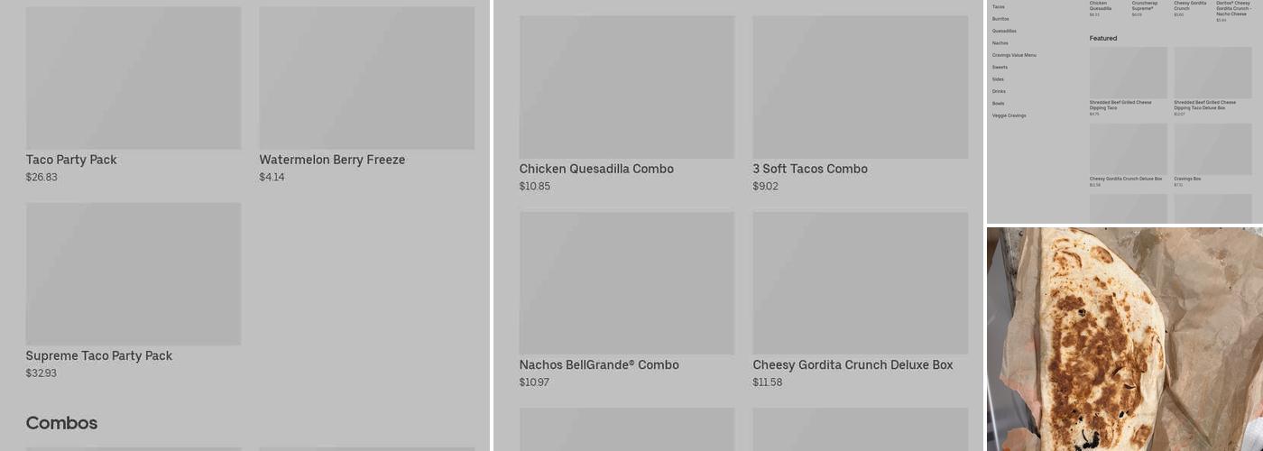 Taco Bell Menu