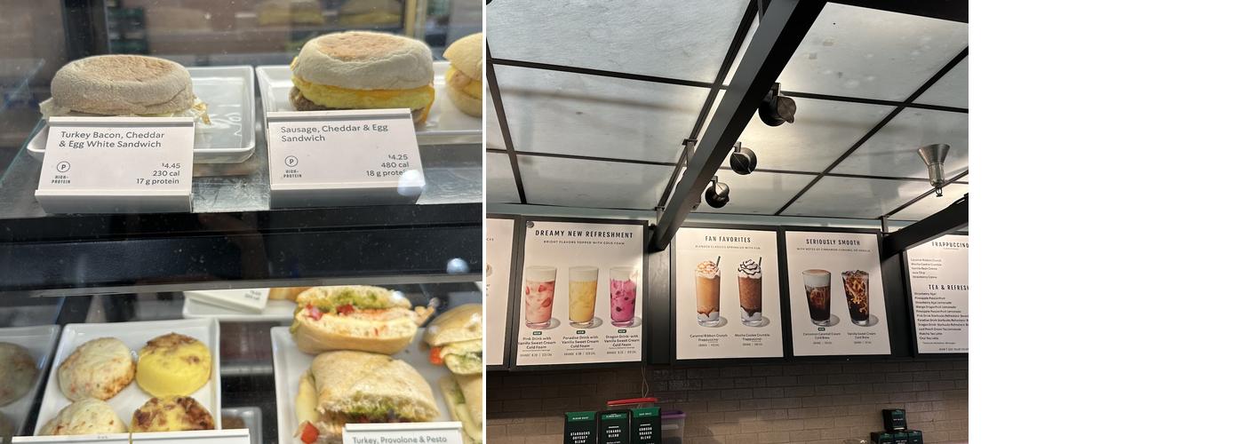 Starbucks Menu