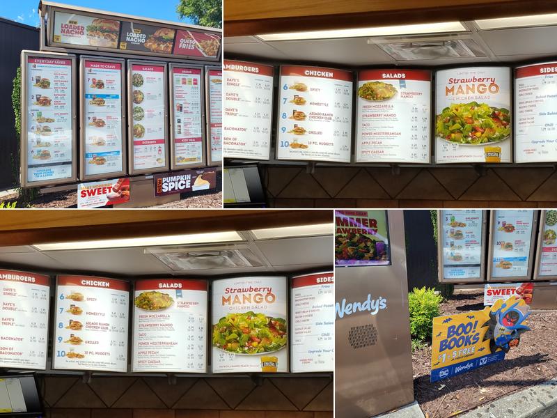 Wendy's Menu