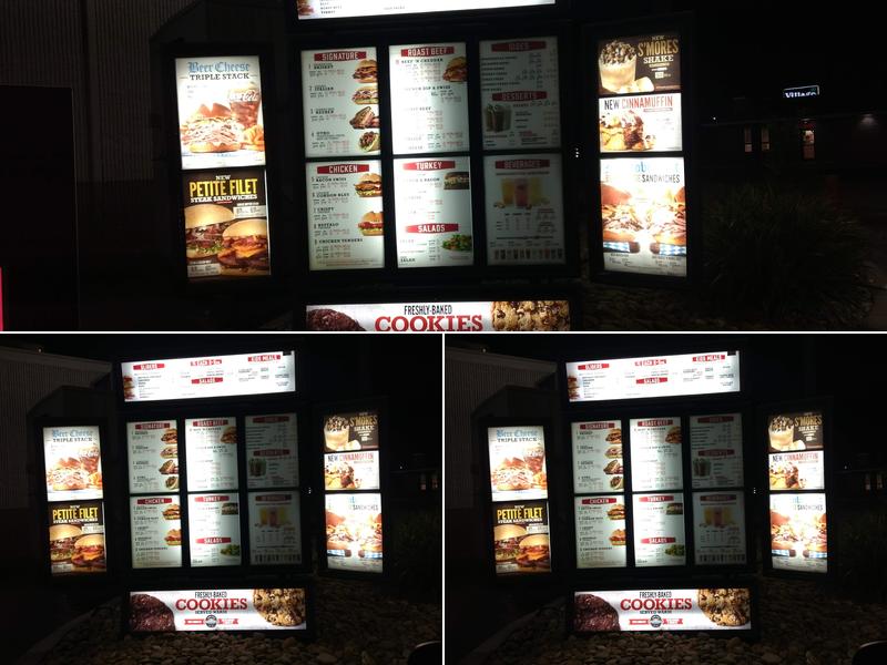 Arby's Menu