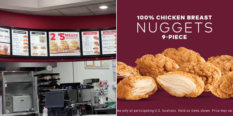 Arby's Menu