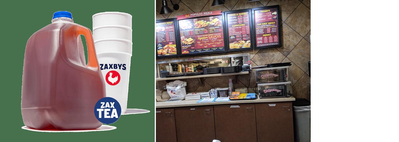 Zaxbys Chicken Fingers & Buffalo Wings Menu