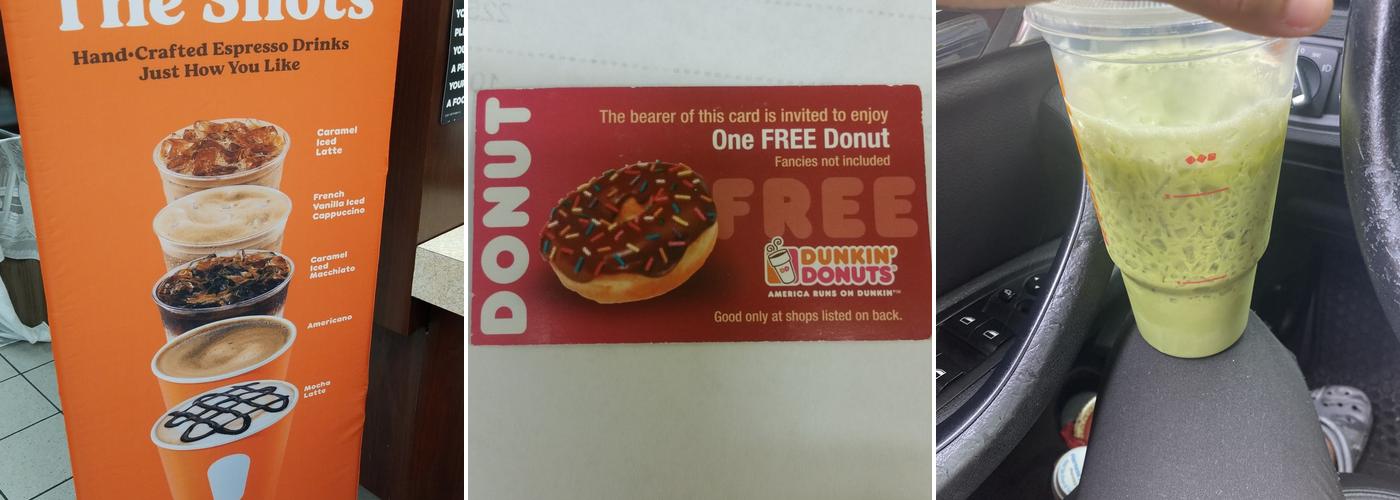 Dunkin' Menu