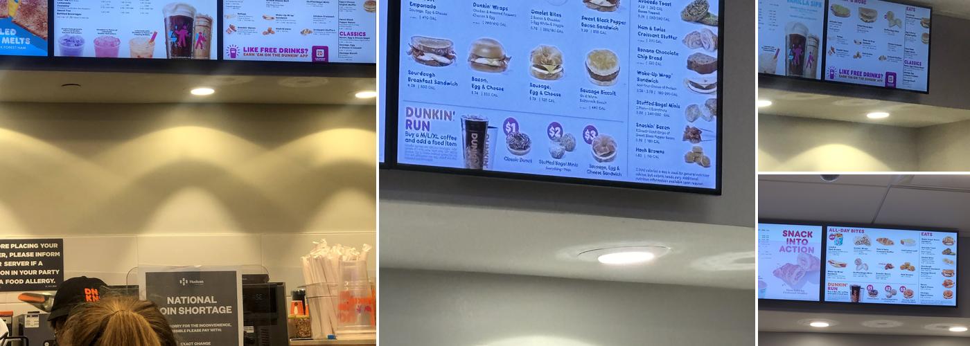 Dunkin' Menu