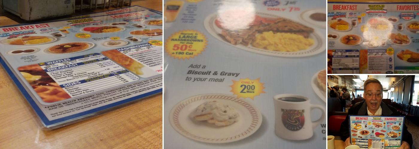 Waffle House Menu