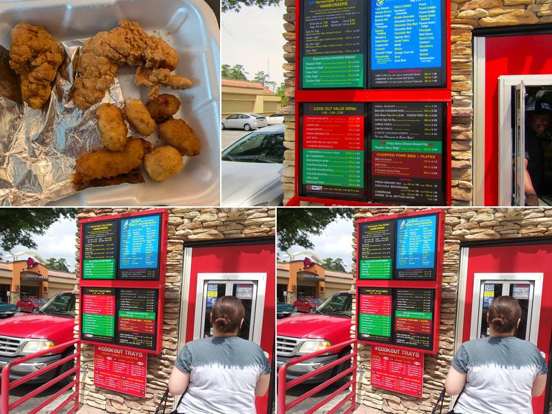 Cook Out Menu