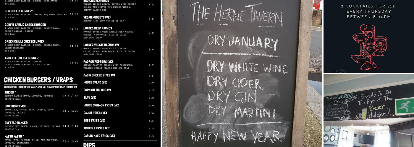 The Herne Tavern Menu