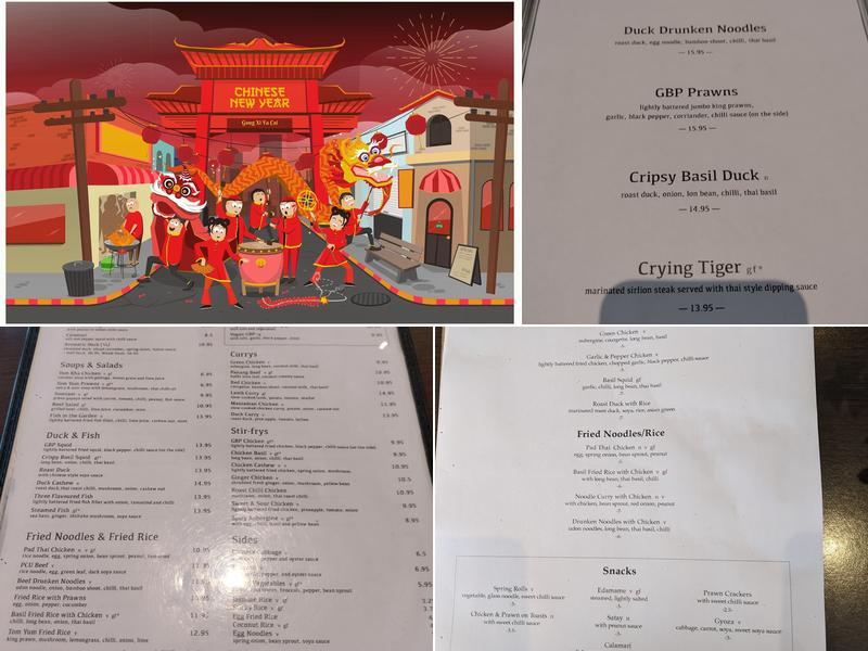 TORTHAI Menu