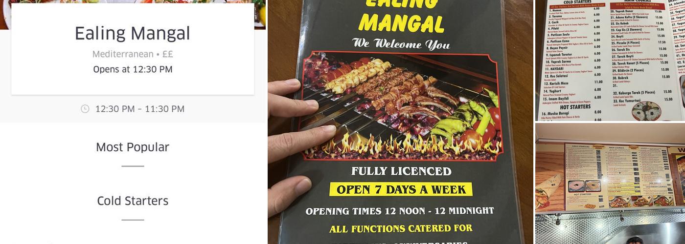 Ealing Mangal Menu