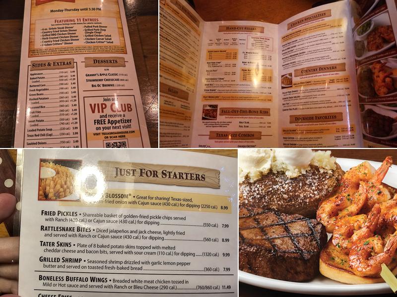 Texas Roadhouse Menu