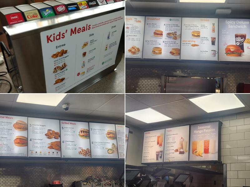Chick-fil-A Menu