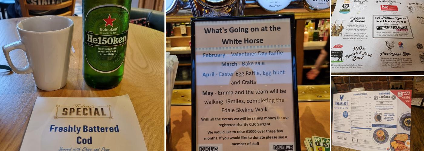 The White Horse - JD Wetherspoon Menu