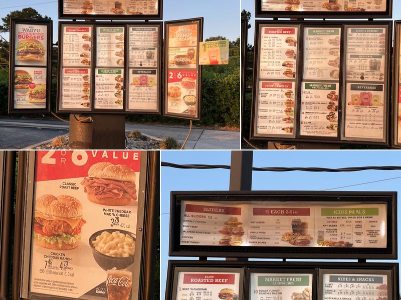 Arby's Menu