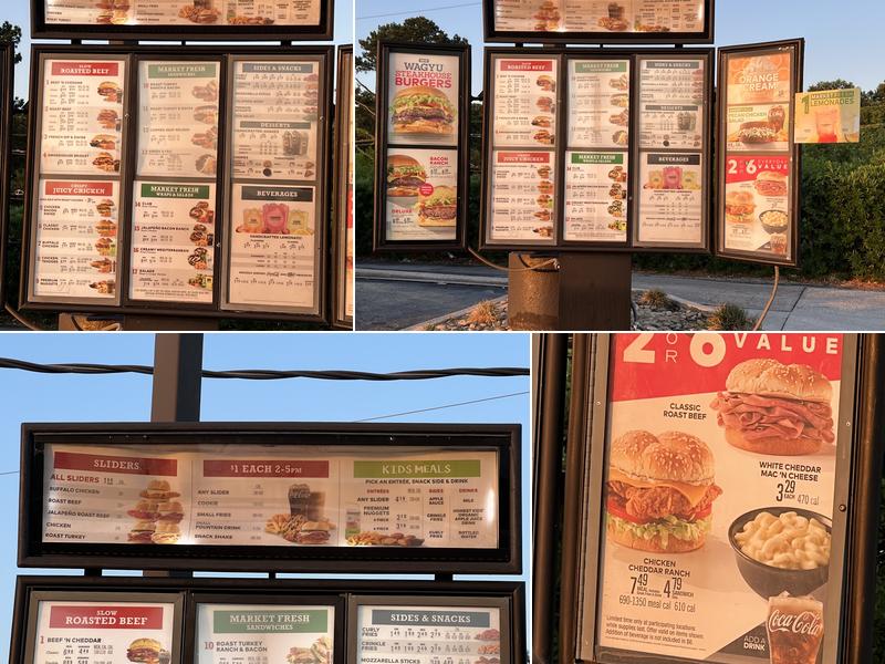 Arby's Menu