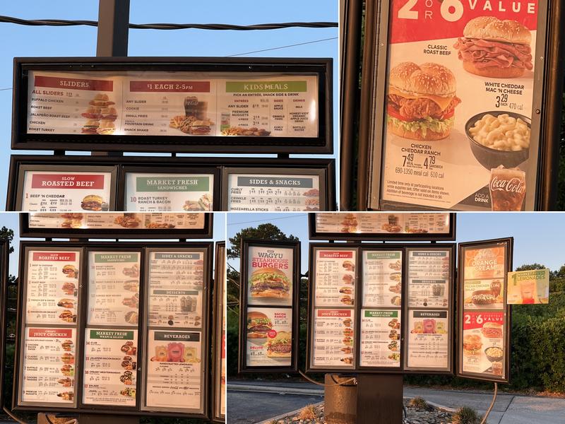 Arby's Menu
