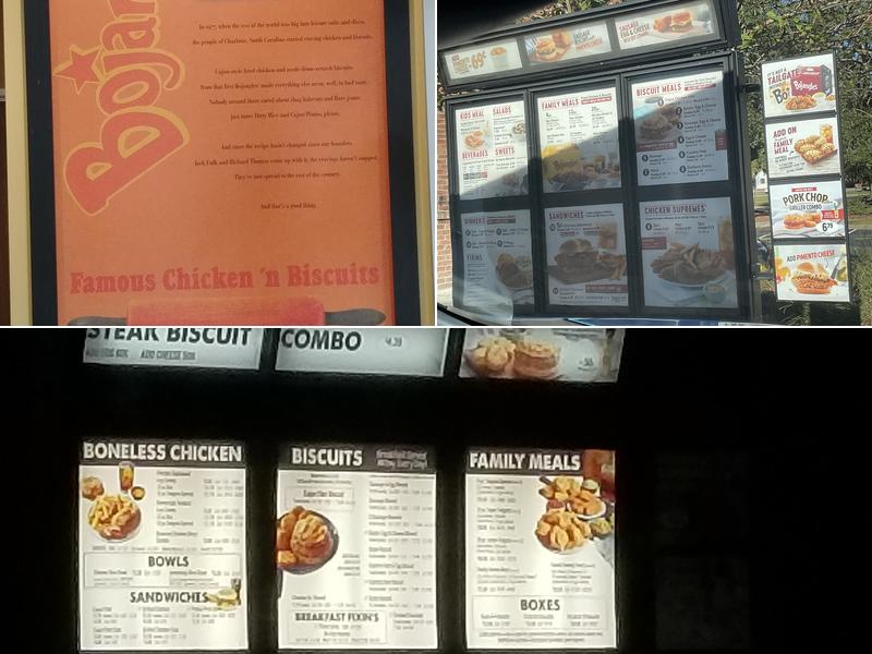 Bojangles Menu