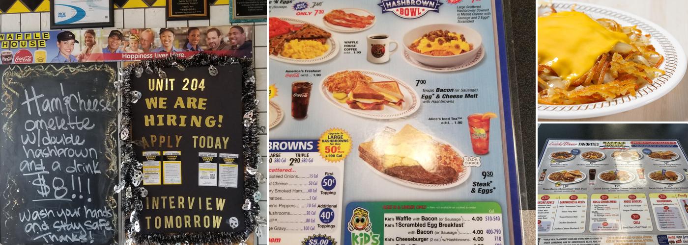 Waffle House Menu