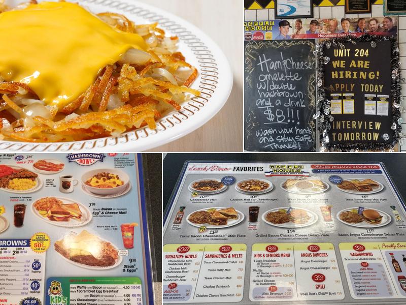 Waffle House Menu