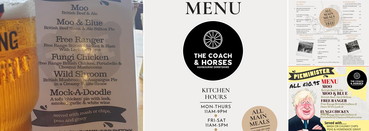 Coach & Horses Menu