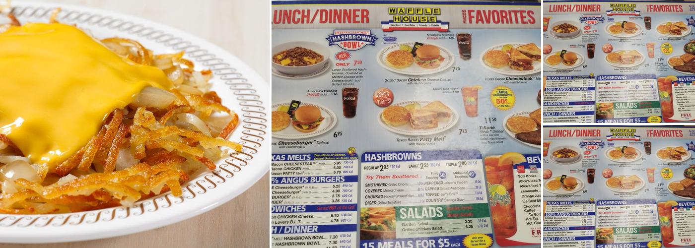 Waffle House Menu