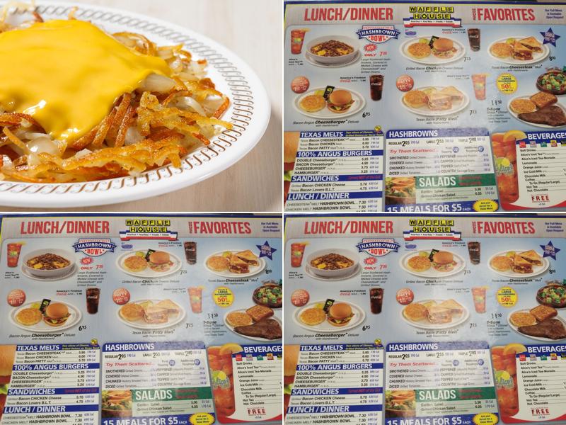 Waffle House Menu