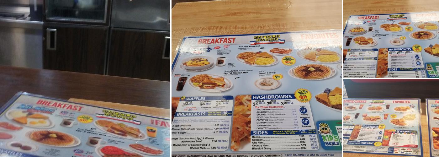 Waffle House Menu