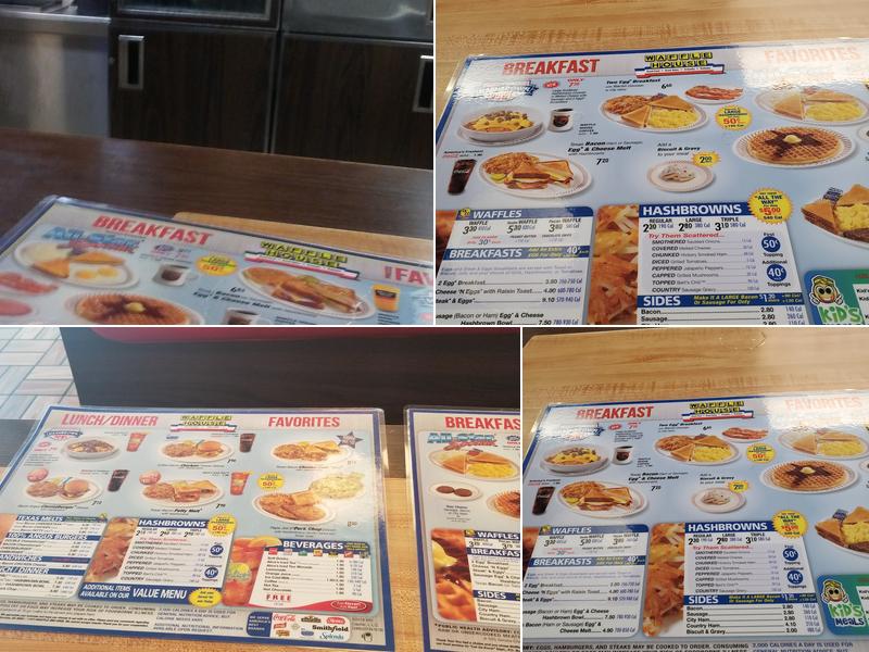 Waffle House Menu