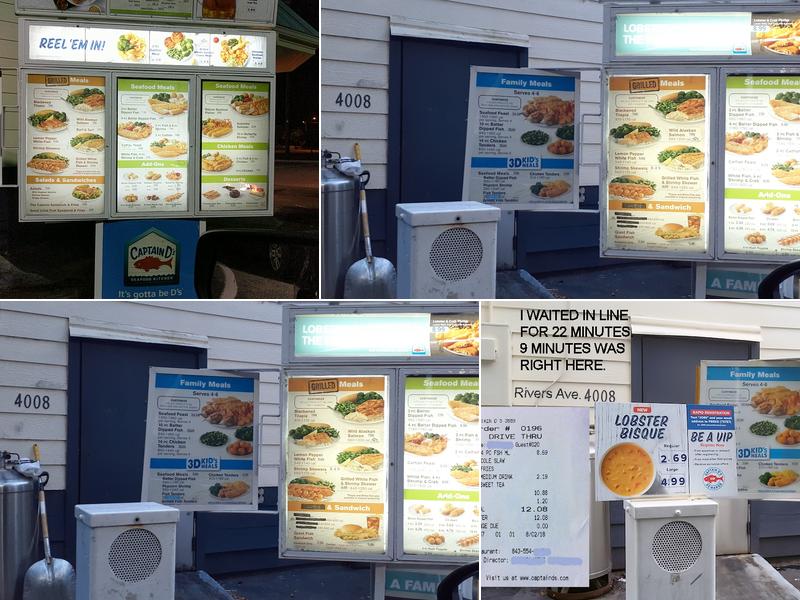 Captain D's Menu