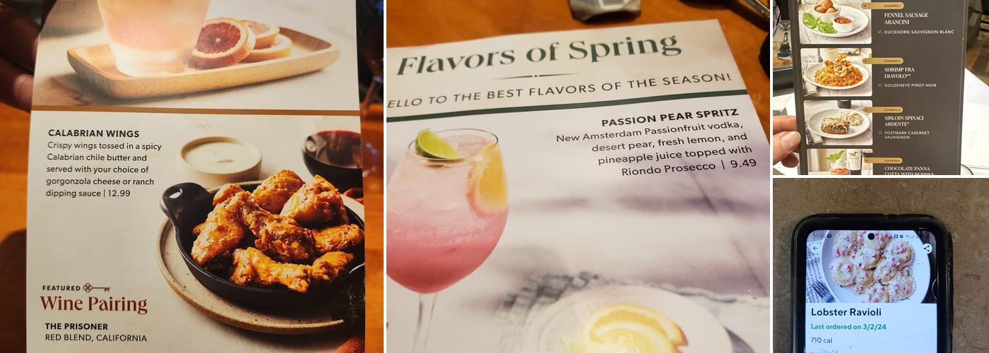 Carrabba's Italian Grill Menu