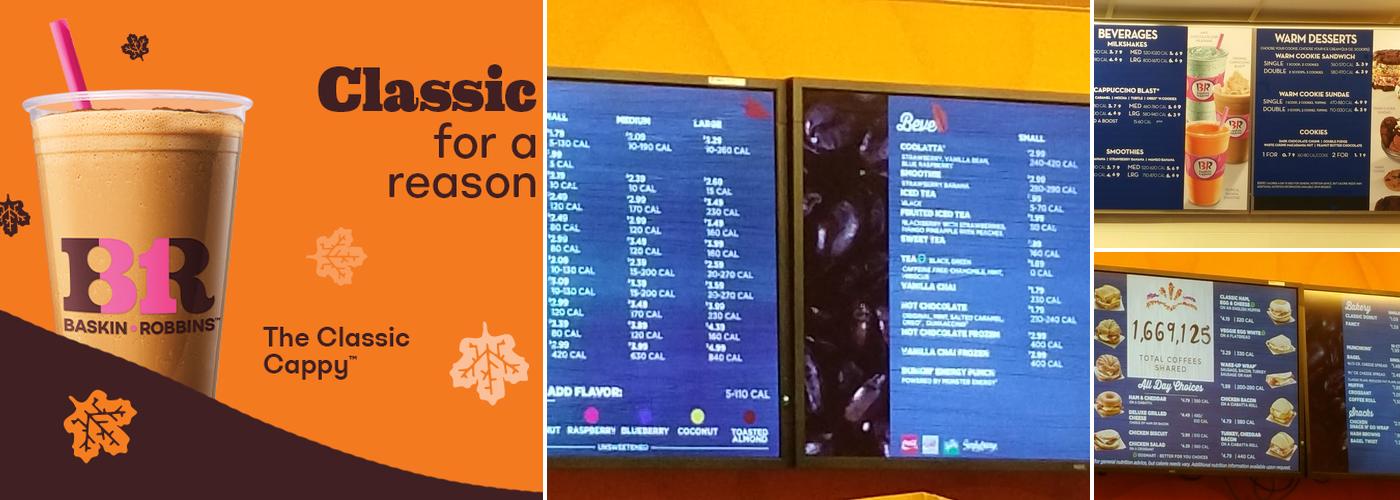 Baskin-Robbins Menu