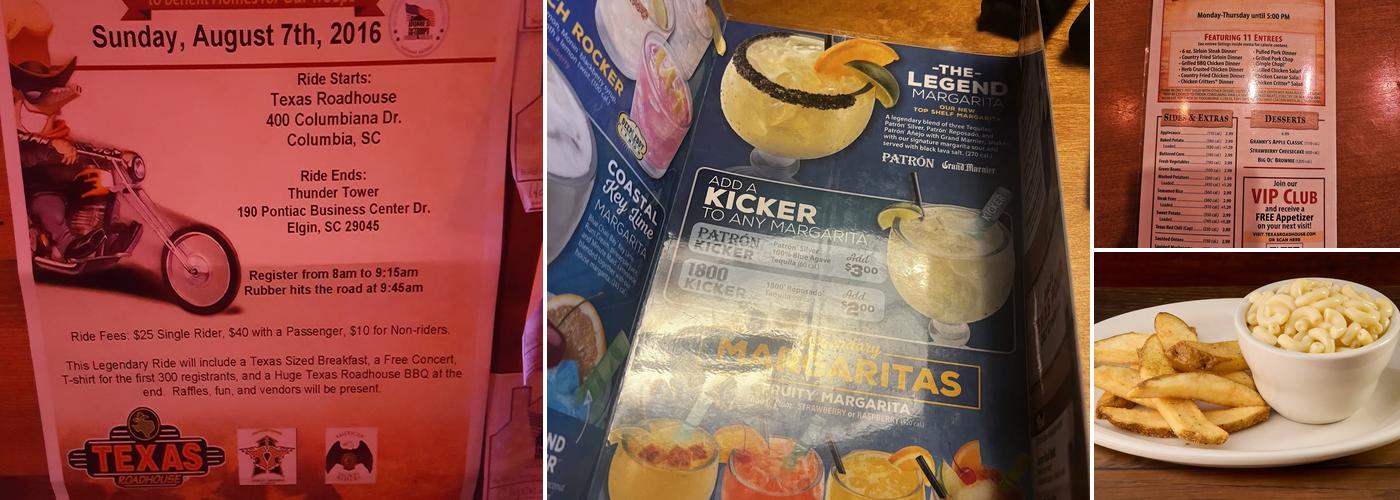 Texas Roadhouse Menu