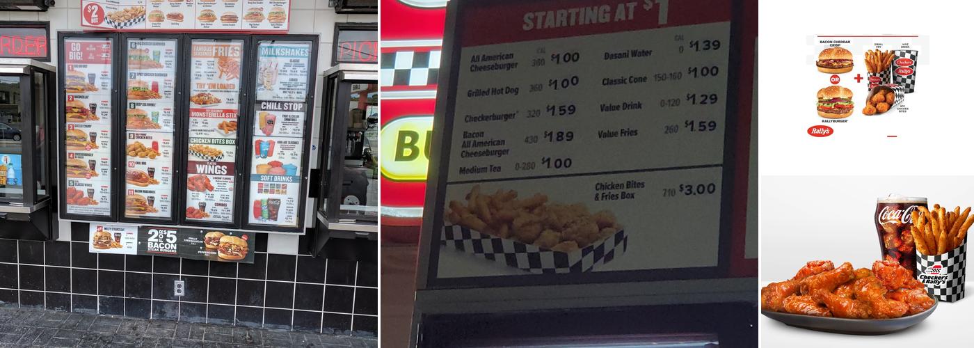 Checkers Menu