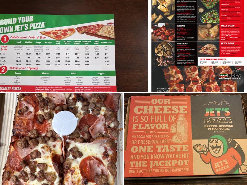 Jet's Pizza Menu