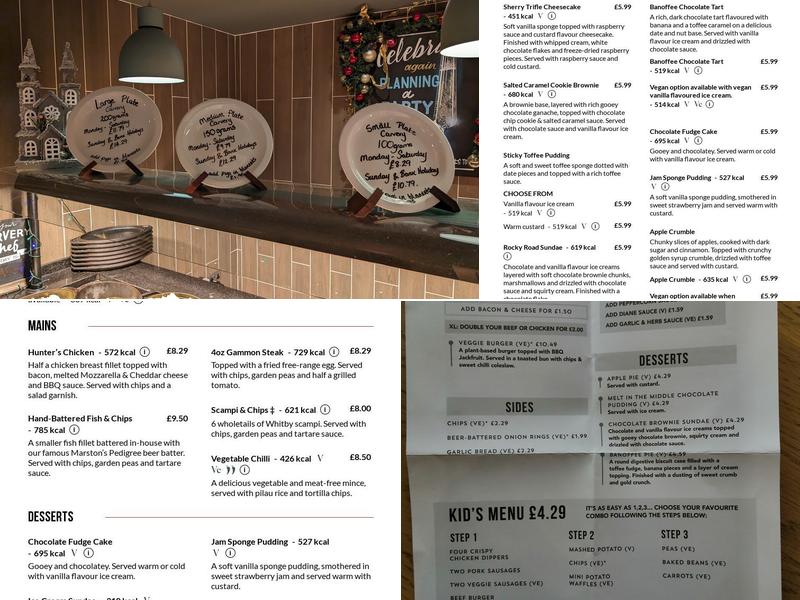 Queen Of The Loch Menu