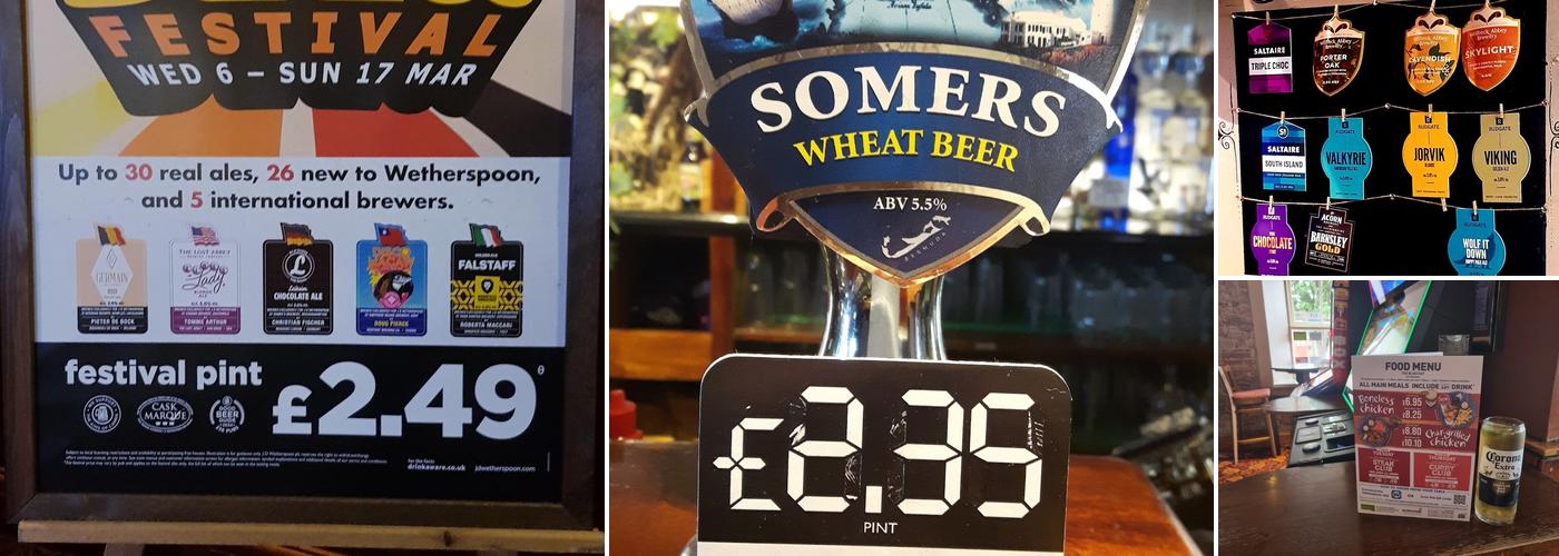 The Bluecoat - JD Wetherspoon Menu