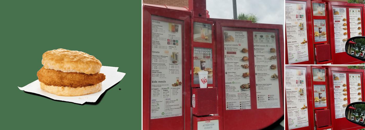 Chick-fil-A Menu