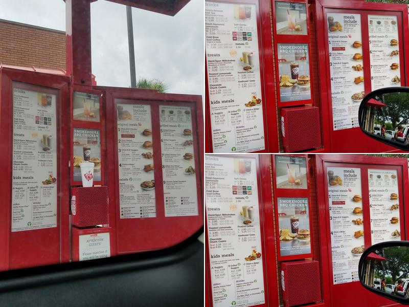 Chick-fil-A Menu